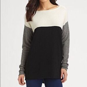 VINCE Wool & Cashmere Tunic Length Sweater (Sz M)